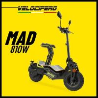 Электросамокат с сиденьем Velocifero MAD 810W универсальная, маневренная и проходимая модель большого самоката