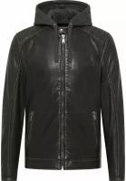 Кожаная куртка MUSTANG, размер 3XL, черный