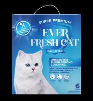 Ever Fresh Cat Unscented Super Strong Clumping наполнитель 6л/5,2кг