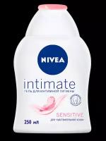 Гель для интимной гигиены жидкое мыло Nivea Intimate Sensitive с молочной кислотой, 250 мл