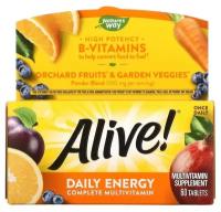 Таблетки Nature's Way Alive! Daily Energy, 180 г, 60 шт