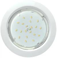 Ecola GX53 H4 Downlight without reflector_white (светильник) 38x106 - 10 pack (кd102)