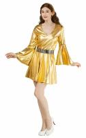 Карнавальный костюм Диско взрослый женский платье