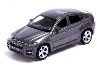 Внедорожник Автоград BMW X6 1:43, 10 см, серый