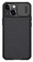 Чехол Magnetic Case Nillkin CamShield Pro с защитой камеры для iPhone 13 черный