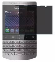 BlackBerry Porsche Design P9981 защитный экран пленка гидрогель конфиденциальность (силикон) Одна штука