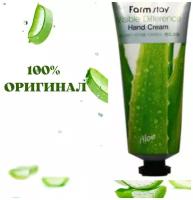 FarmStay / Успокаивающий крем Farm Stay для рук с экстрактом алоэ Visible Difference Aloe Vera, 100 мл