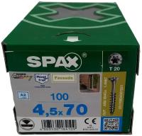 Spax для фасадов 4,5x70 мм 25170004507021 (100 шт/упак.) нержавейка A2