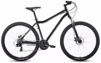 Велосипед Forward Sporting 29 2.0 disc 2021 рост 17" черный/темно-серый