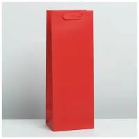 Пакет под бутылку "Красный", 13 x 36 x 10 см