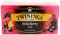 Чай черный Twinings Wild berry с лесными ягодами в пакетиках