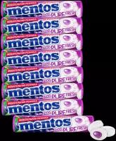 Жевательная резинка Mentos Pure Fresh вкус Виноград, 8 шт по 15,5 г