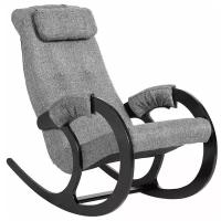 Кресло-качалка AVK Блюз, 58 x 100 см, обивка: текстиль, цвет: grey/венге