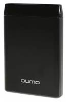 Внешний аккумулятор Qumo PowerAid, 5000 мАч, 2 USB, 2.4 А, USB/Type C, черный