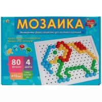 Мозаика Шестигранная. 80 фишек, диаметр 13 мм (М-0282)