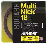 Струна для сквоша Ashaway 9m MultiNick Black A10940, 1.15