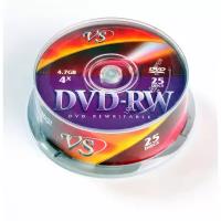 Диски VS DVD-RW 4,7 GB 4x CB/25