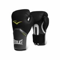 Боксерские перчатки Everlast тренировочные Pro Style Elite черные 14 унций