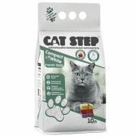 Cat Step наполнитель Compact White French Soap, Кэт Стэп 10 л