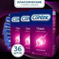 Contex Презервативы с гель-смазкой 36шт (12×3)