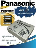 Батарейки щелочные Panasonic Alkaline Power AA (LR6) 48 шт. (Пальчиковые)