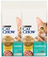 CAT CHOW SPECIAL CARE HAIRBALL CONTROL для взрослых кошек для вывода шерсти (15 + 15 кг)