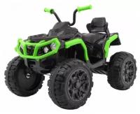 Детский квадроцикл Grizzly ATV Green/Black 12V с пультом управления - BDM0906