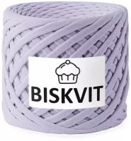 Пряжа BISKVIT трикотажная (Лавандовое мороженое), Бисквит 100 % хлопок, для вязания корзин, сумок, ковриков