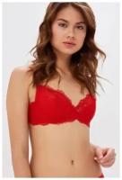 Бюстгальтер Innamore Basic Lace, размер 3B (75B), красный, розовый