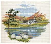 Lakeside Farm #CON08 Derwentwater Designs Набор для вышивания 20 x 17 см Счетный крест