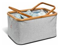 Корзина Fold & Store Basket складная 45*30*22см, хлопок/бамбук, серый, Prym, 612054