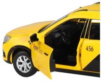 Машина металлическая Lada Granta Cross 1:24,откр двери, капот, багаж, световые и звуковые эффекты, цвет жёлтый