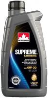 Синтетическое моторное масло Petro-Canada Supreme Synthetic 0W-30, 1 л, 1 кг, 12 шт