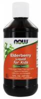 NOW Elderberry Liquid For Kids, 237 мл Бузина для детей