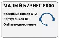 Сертификат на тариф Алло Инкогнито "Малый Бизнес 8800 Безлимитный СПБ" - Всероссийский номер 8800 и Виртуальная АТС(online подключение)