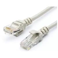 Сетевой кабель ATcom RJ45 CAT-5e UTP 3m АТ4718 Grey