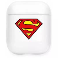 Чехол TPU для AirPods 1/2 Superman 1, лицензия DC Comics