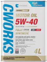 Моторное масло CWORKS SUPERIA MOTOR OIL 5W-40 SP/CF, 4L A13SR2004