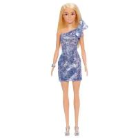 Кукла Barbie Сияние моды, T7580 в синем платье вариант 1