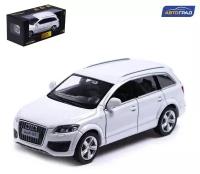 Машина металлическая AUDI Q7 V12, 1:32, инерция, открываются двери, цвет белый