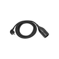 1161830010 Brennenstuhl удлинитель-переноска Quality Plastic Extension Cable 3м., 1 роз., черный