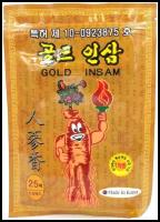 Пластырь обезболивающий с красным женьшенем Gold Red Ginseng, 25 шт