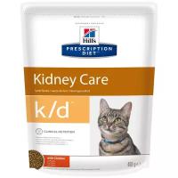 Hill's Prescription Diet k/d Kidney Care корм для кошек диета для поддержания здоровья почек Курица, 400 гр