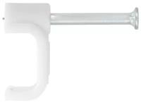 Скобы электроустановочные Сибртех 6 мм, прямоугольный профиль, 50 шт 47534
