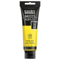 Краска акриловая художественная Liquitex "Basics", 118мл, туба, 045 желтый прозрачный