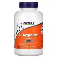 NOW L-Arginine 500 mg 250 капс