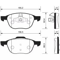 Колодки тормозные дисковые к т 4 шт. Sangsin SP1260