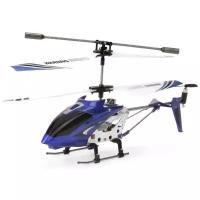 Вертолет Syma Phantom S107G, 1:64, 22 см, сине-бело-черный