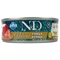 Влажный корм для кошек Farmina N&D Natural Tuna & Chicken