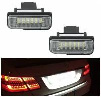 LED подсветка номера Mercedes-Benz W211 W203 C219 светодиодная 2шт OEM A2038200256